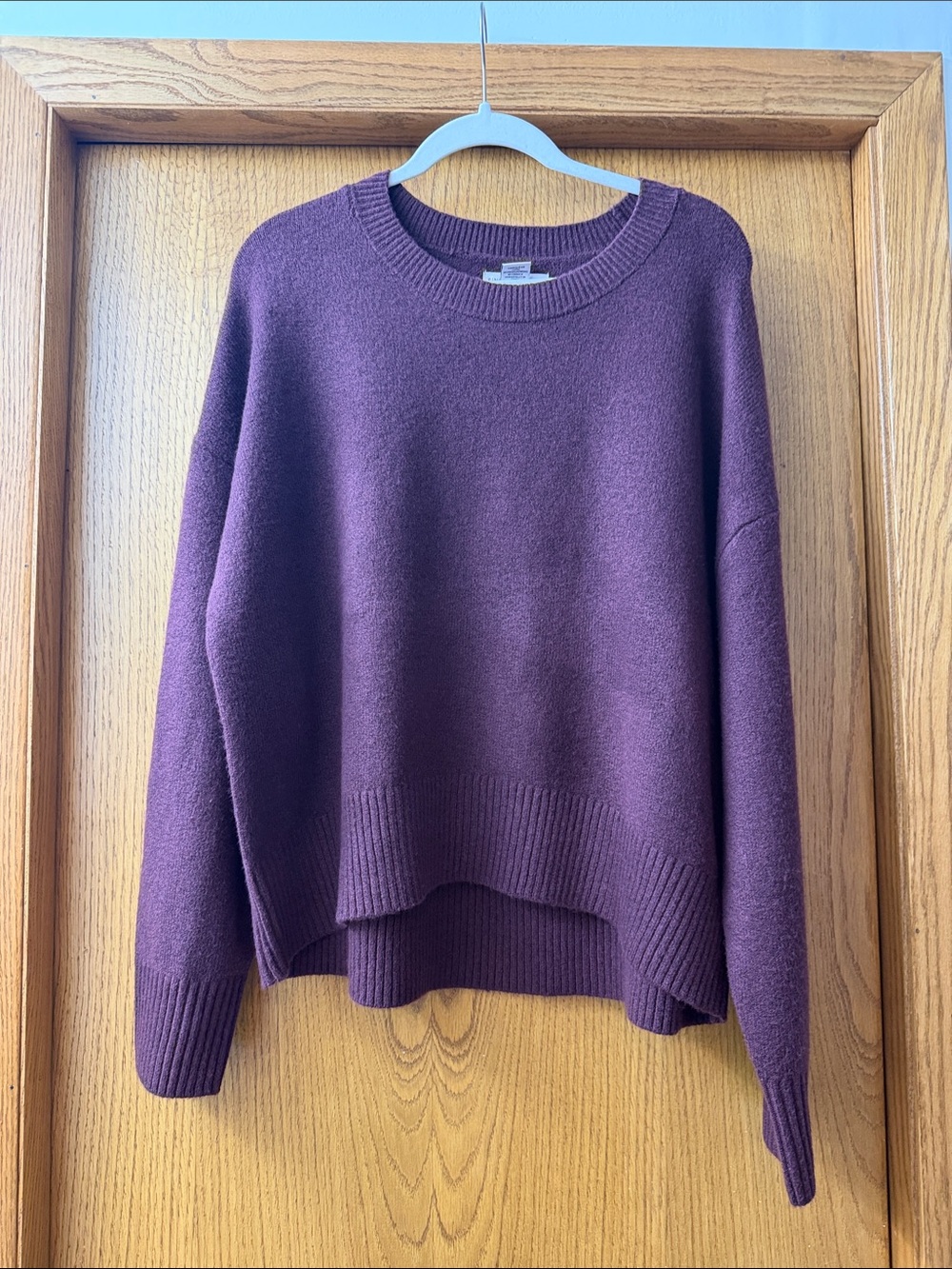 Women's Crewneck Sweater - Plum